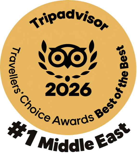 Tripadvisor Travellers' Choice Best of the Best 2026 — No. 1 in the Middle East